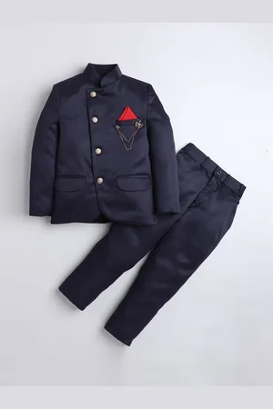 DKGF FASHION Boys Single-Breasted Two-Piece Formal Suit