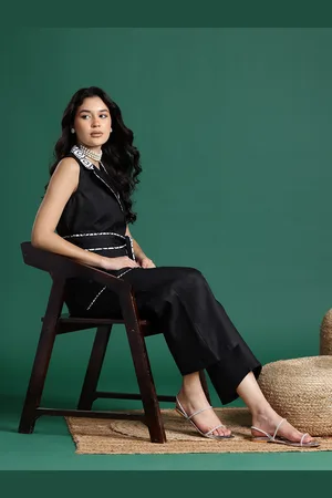 Sangria Ethnic Co-Ords with Belt