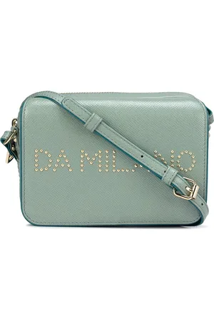 Da Milano Embellished Leather Structured Sling Bag