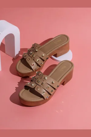 Inc 5 Embellished Party Block Sandals with Buckles