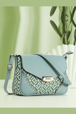 EXOTIC Printed Swagger Shoulder Bag