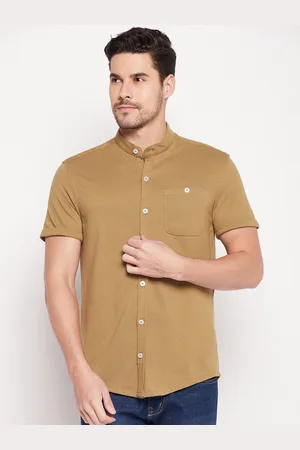 Club York Men Khaki Casual Shirt