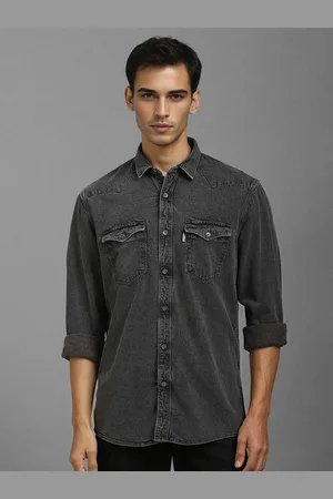 Louis Philippe Men Slim Fit Opaque Casual Shirt