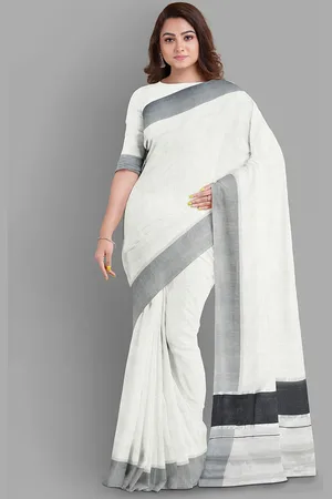The Chennai Silks Pure Cotton Kasavu Saree