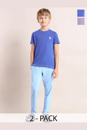 Ralph Lauren Boys Pack Of 2 Comfort Fit Pure Cotton Lounge T-Shirts