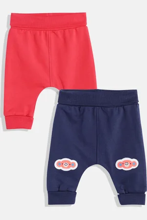 Mothercare Infant Boys Pack of 2 Pure Cotton Regular Fit Joggers
