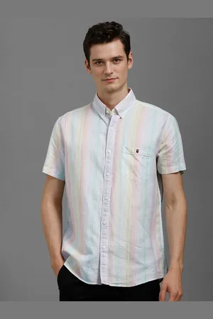 Louis Philippe Men Slim Fit Vertical Striped Casual Shirt