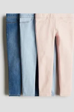 H&M Girls 3-Pack Denim Jeggings
