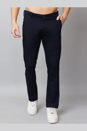 Club York Men Mid-Rise Regular Fit Cotton Chinos Trousers