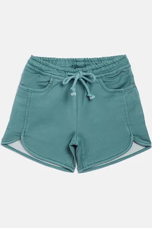 Crimsoune Club Girls Green Hot Pants Shorts