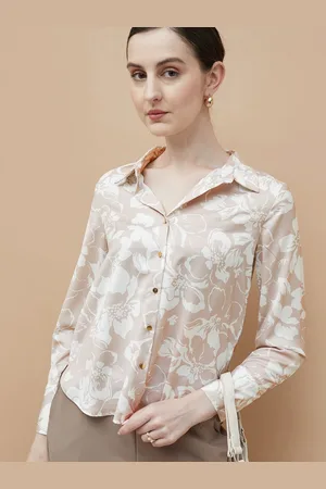 Lifestyle Women Floral Opaque Printed Casual Shirt