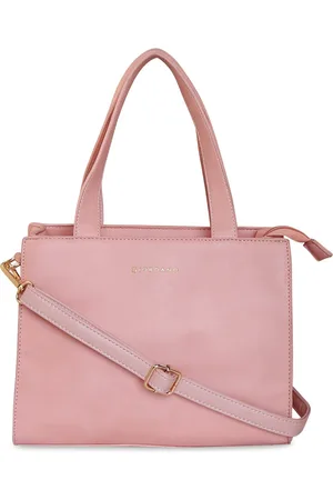 Giordano Pink Solid Handheld Bag