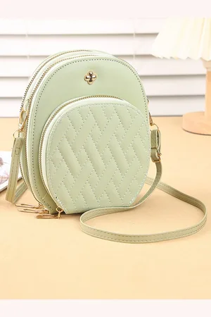 Diva Dale Textured Structured Sling Bag