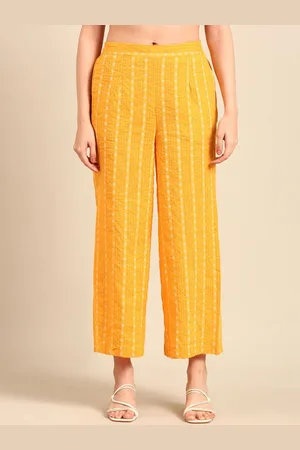 De Moza Women Striped Culottes Trousers