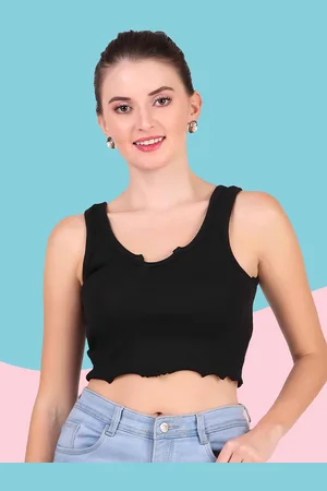 Mast & Harbour Cotton Tank Crop Top