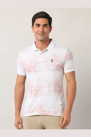 Ralph Lauren Men Abstract Printed Polo Collar Cotton Slim Fit T-shirt