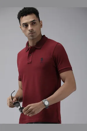 U.S. Polo Assn. Pure Cotton Polo Collar Slim Fit Casual T-shirt