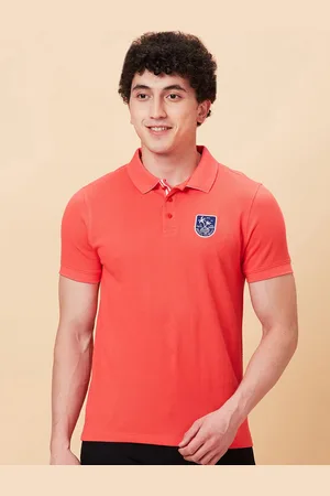 Being Human Polo Collar Applique Short Sleeves T-shirt