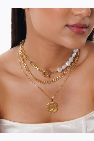Joker & Witch Gold-Plated Necklace