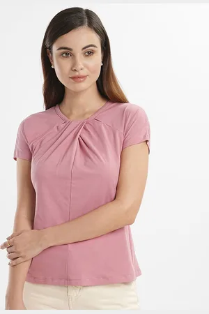 Bombay High Solid Round Neck Top
