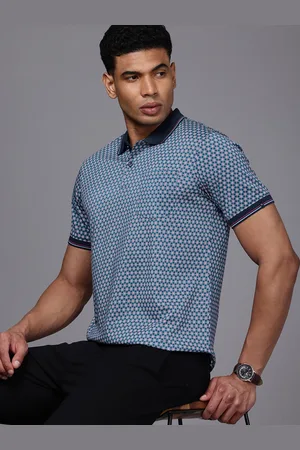 Raymond Weil Floral Printed Polo Collar Pure Cotton T-shirt