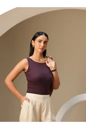 Chemistry Ribbed Boat Neck Top