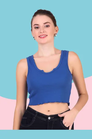 Mast & Harbour Cotton Tank Crop Top