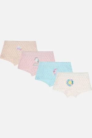 BodyCare Girls Pack Of 4 Printed Shorts