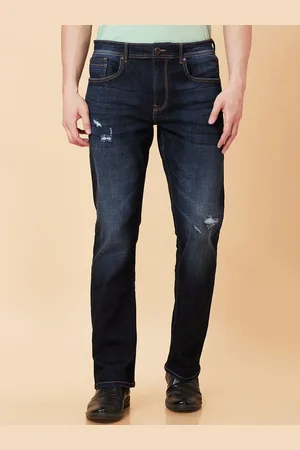Being Human Men Bootcut Low Distress Heavy Fade Jeans