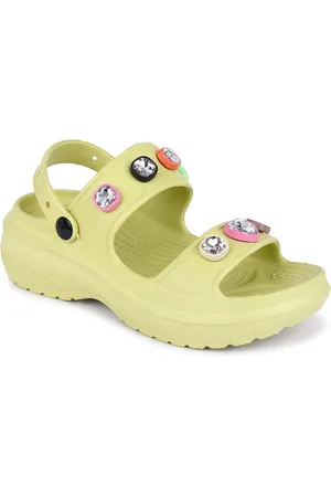 CASSIEY Women Embellished Lightweight Croslite Clogs