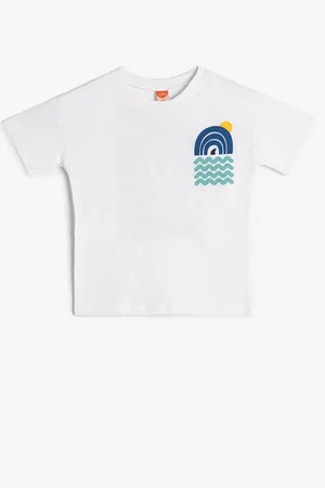 Koton Boys Round Neck Short Sleeves Cotton T-shirt