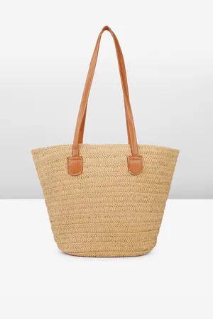 DressBerry Textured Structured Shoulder Bag