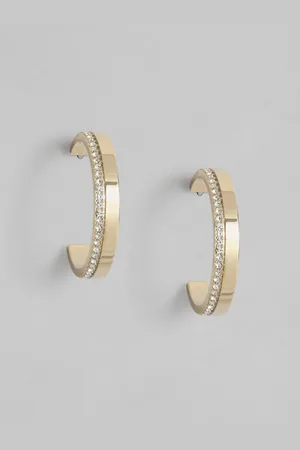 Calvin Klein Circular Half Hoop Earrings