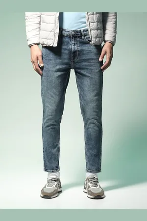Flying Machine Men Blue Slim Fit Mid-Rise Clean Look Jeans