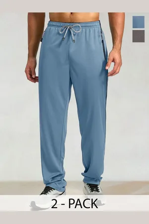 Moda Rapido Men Pack Of 2 Mid Rise Track Pants