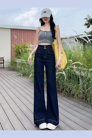 DressBerry Women Straight Fit High-Rise Light Fade Jeans