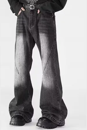 Mast & Harbour Men Regular Fit Mid-Rise Clean Look Heavy Fade Jeans