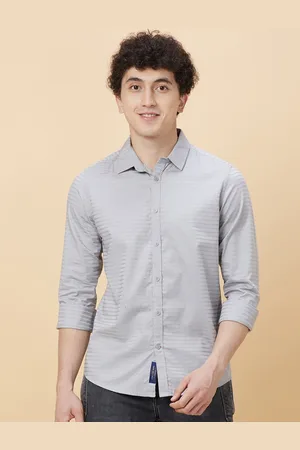 Being Human Slim Fit Spread Collar Long Sleeves Casual Shirt