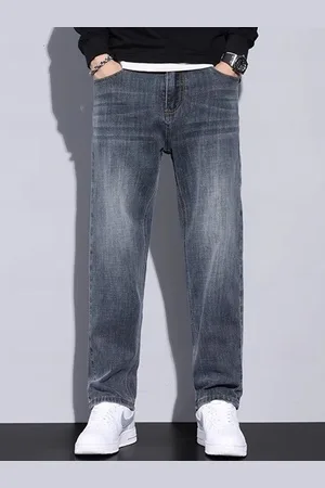 Mast & Harbour Men Low Distress Light Fade Jeans