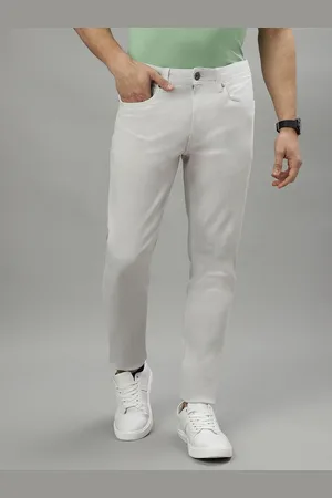 ICONIC Men Tapered Fit Clean Look Mid-Rise Stretchable Jeans