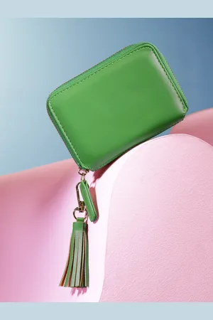 DressBerry Women Tasselled Zip Around Wallet