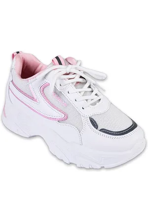 CASSIEY Women Pink Mesh Walking Shoes