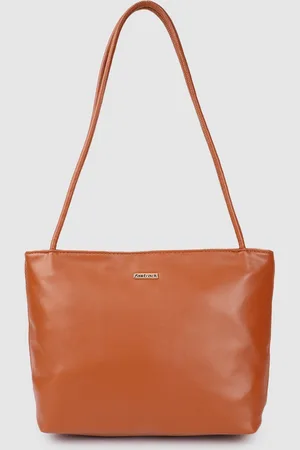 Fastrack Tan Brown Structured Shoulder Bag