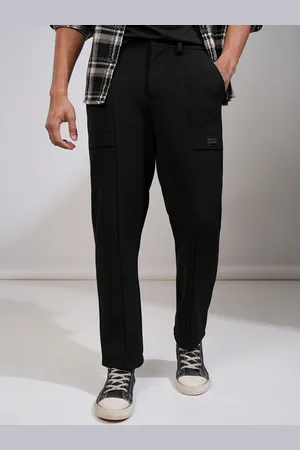 Highlander Men Relaxed Fit Mid-Rise Trousers