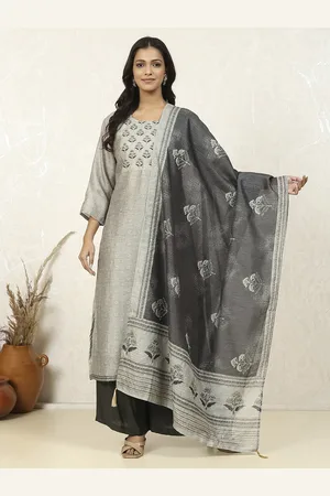Biba Ethnic Motifs Printed Unstitched Dress Material