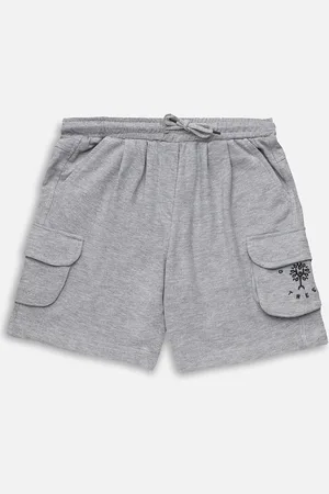 Growing Tree Unisex Kids Organic Cotton Antimicrobial Cargo Shorts