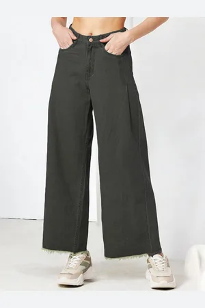 Mast & Harbour Women Flared High-Rise Jeans