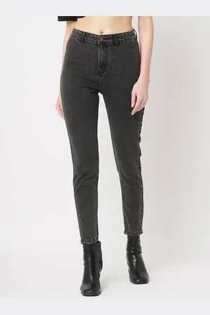 Chemistry Women Skinny Fit High-Rise Slash Knee Stretchable Jeans