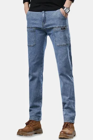 Mast & Harbour Men Low Distress Jeans