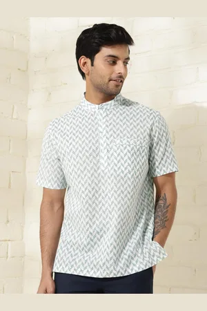 Fabindia Men Opaque Printed Casual Shirt